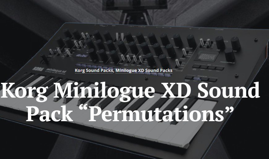 Limbic Bits Korg Minilogue XD Sound Pack Permutations