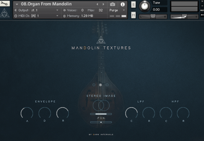 Dark Intervals Mandolin Textures