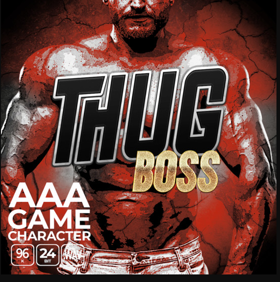 Epic Stock Media AAA Game Character Thug Boss