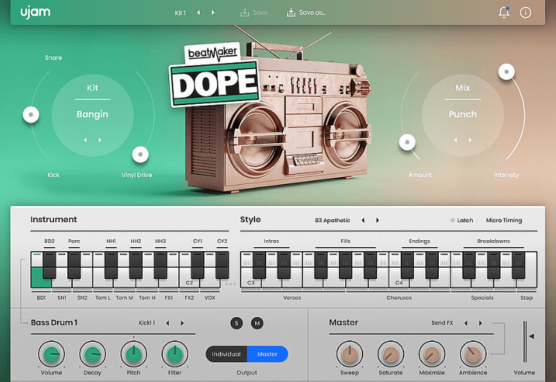 uJAM Beatmaker DOPE v2.3.0