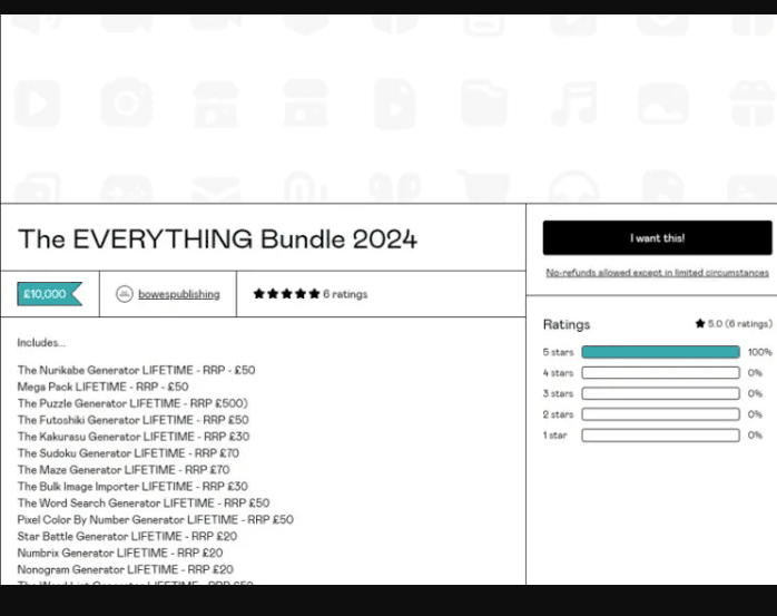 BowesPublishing – The EVERYTHING Bundle 2024 (KDP)