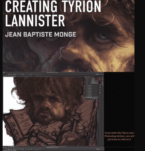 Creating Tyrion Lannister by Jean Baptiste Monge in Photoshop