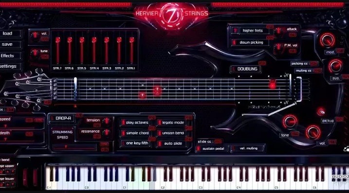 Three-Body Technology Heavier7Strings