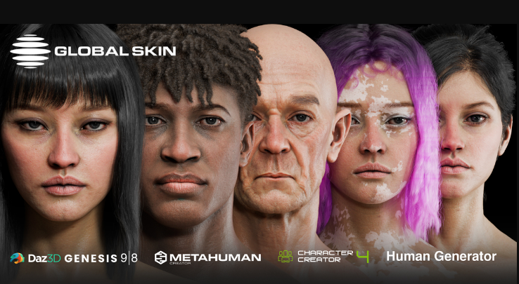 Globalskin – Ultimate Skin Shader v1.0.1 for Blender