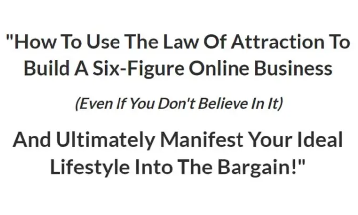 Tony Shepherd – Practical Manifesting – How To Build A Six-Figure Online Business!