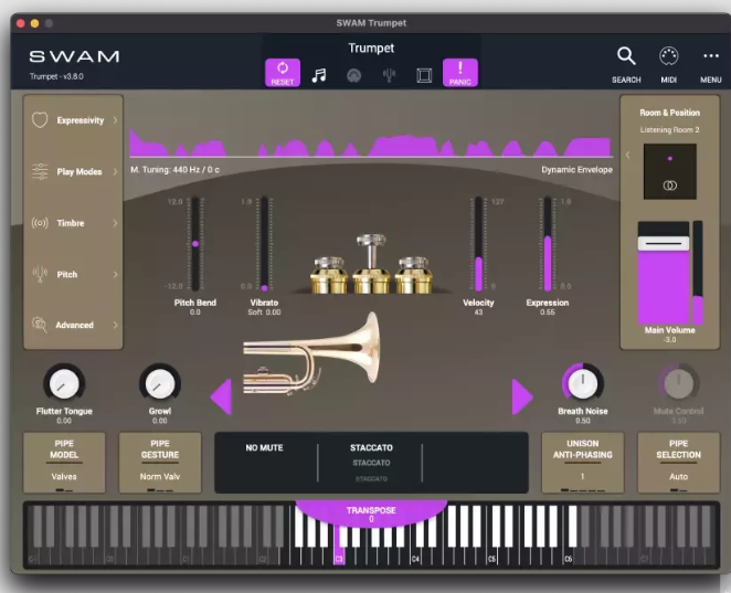 Audio Modeling SWAM Trumpets v3.8.2