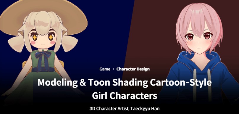 Coloso – Modeling & Toon Shading Cartoon-Style Girl Characters