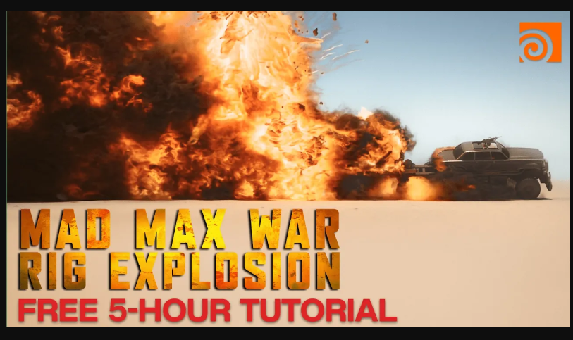 DoubleJump Academy – Mad Max War Rig Explosion Houdini Tutorial