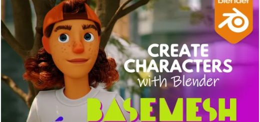 CGCookie – Basemesh | Create Stylized Characters Quickly With Blender