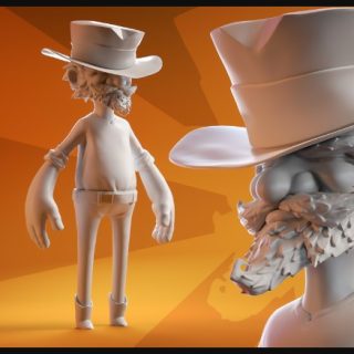 Cgcookie – Sculpting the Wrangler Game Character