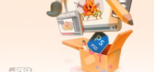 Gumroad – spec – Art Process Bundle: Pumpkin Creature