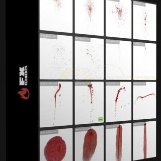 FX Elements – Blood on Body Fabric and Splatter Pack 1