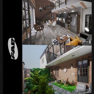 Fab – UE5 Triplex House Villa