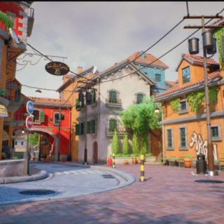 Artstation – Stylized European City – Unreal Engine 5