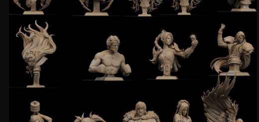 CA 3D Studios – Busts Release November 2025 – 3D Print Model STL