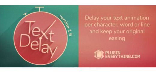 Aescripts TextDelay v1.8.0